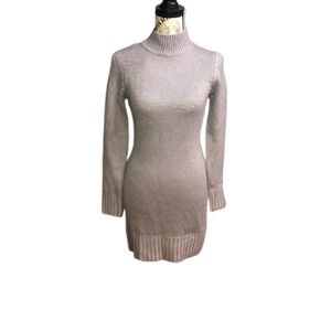 Misguided Fluffy High Neck Jumper Dress